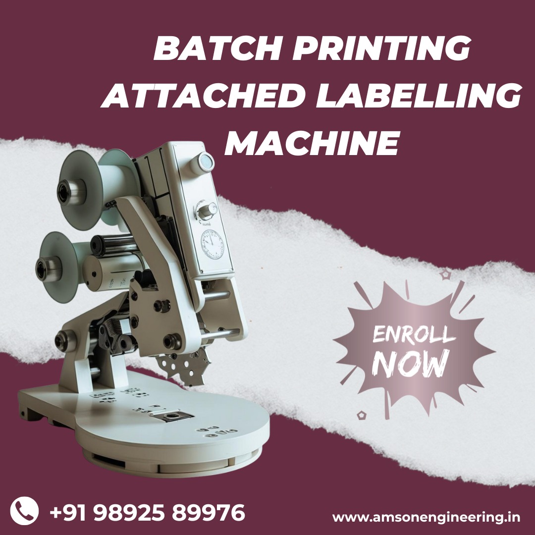 Batch Printing Attached Labelling Machine